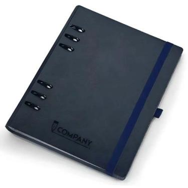 Imagem de Planner Premium Argolado ótima A5 Company Antique Azul com Caixa Premi