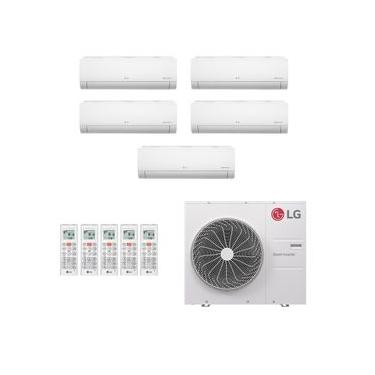 Imagem de Ar-Condicionado Multi Split Inverter LG 54.000 (3x Evap HW 9.000 + 1x Evap HW 12.000 + 1x Evap HW 24.000) Só Frio 220V