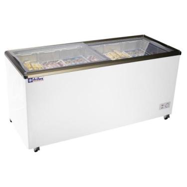 Imagem de Freezer Horizontal Frilux 420 Litros Branco Vidro Reto 127V RF-107, 11