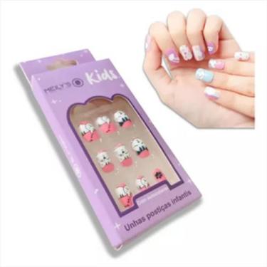 Imagem de Unha Postiça Infantil Diversas - Negabella