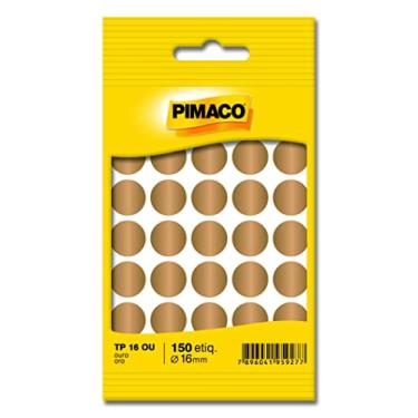Imagem de Etiqueta Redonda TP-16, Pimaco, Ouro