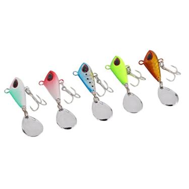 Imagem de Isca de pesca de olho 3D de metal 10g Vib isca de pesca de água doce