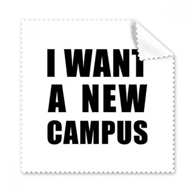 Imagem de I Want A New Campus pano de limpeza limpador de óculos de tela de telefone 5 peças
