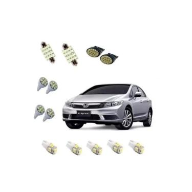 Imagem de Kit Lâmpada Led Honda New Civic 2013 2014 2015 2016 2017