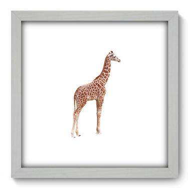 Imagem de Quadro Decorativo - Girafa - 33cm x 33cm - 130