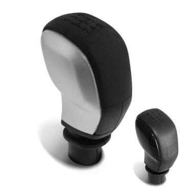 Imagem de Manopla de Câmbio Peugeot 208 2014 2015 2016 2017 2018 2019 2020 Automático Preto ou Preto Cromado