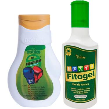 Imagem de Kit Gel Nocauteador 200 g Dokmos e Gel de Arnica 200 g Bélia