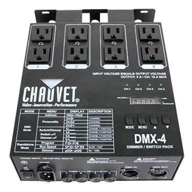 Imagem de CHAUVET DJ Iluminação LED, prata (DMX-4)