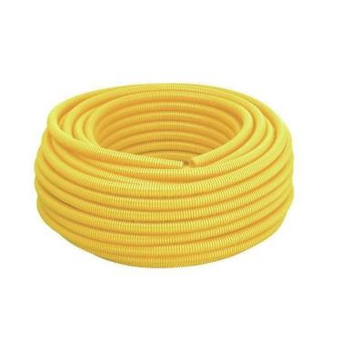 Imagem de Conduite Amarelo Tigre Flex 25mm x 3/4" Rolo de 25 Metros Corrugado Tigre