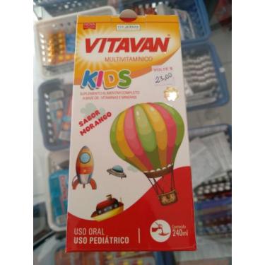 Imagem de Suplemento Alimentar Vitavan Kids Sabor Morango 240ml - Fitoervas