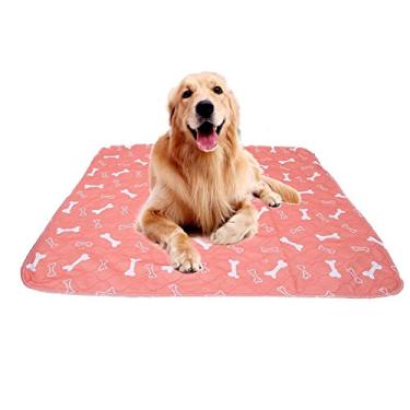 Imagem de Almofada de xixi para animais de estima??o, 3 tamanhos reutiliz¨¢veis ??¨¤ prova d'¨¢gua filhote de cachorro gato xixi almofada de cama tapete lav¨¢vel almofadas de treinamento para animais de estima??o super absorvente tapete de urina de cachorro (80 * 90 cm)