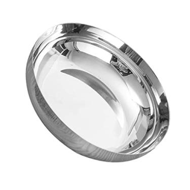 Imagem de Fruteira Tigela De Metal Tigela De Comida Tigela De Ramen Tigela De Servir De Aço Inoxidável Prato De Servir Coquetel De Camarão Serviço De Metal Recipiente Estilo Japonês