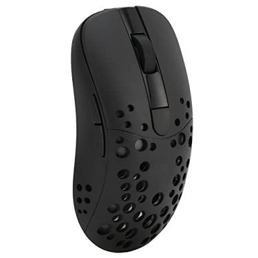 Imagem de Mouse para jogos, modo duplo 2,4G, 800/1600/2400/3200/5000/1000 DPI ajustável, controle preciso, luz RGB, mouse de computador programável de 6 teclas, para 2000/XP/7/8/10/para