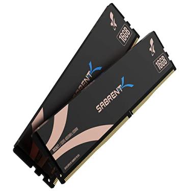 Imagem de SABRENT Kit de memória Rocket DDR5 32GB U-DIMM 4800MHz (2x16GB) para desktops e PCs (SB-DR5U-16GX2)