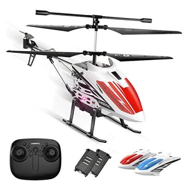 Imagem de DEERC DE51 Remote Control Helicopter Altitude Hold RC Helicopters with Gyro for Adult Kid Beginner,2.4GHz Aircraft Indoor Flying Toy with 3.5 Channel,High&Low Speed,LED Light,2 Battery for 20 Min Play