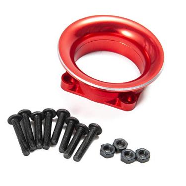 Imagem de Kit de capa de ventilador de metal canal de entrada de ar para 1/10 RC Sakura D4 Drift Car Model Racing Car, vermelho