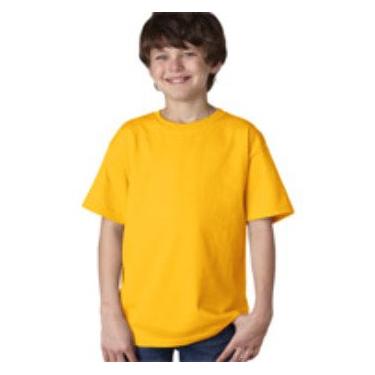Imagem de Gildan Camiseta juvenil 2000B 100% algodão - Ouro - P
