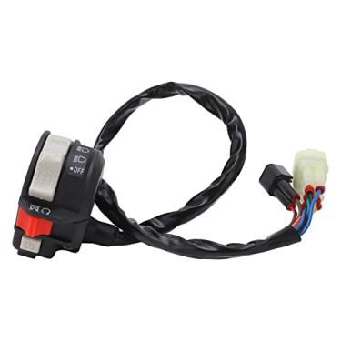 Imagem de Interruptor do Guidão, ATV Interruptor do Guidão Esquerdo Motor Desligado Iniciar Farol Alto Interruptor do Farol Baixo 5TG 83973 09 00 Substituição para YFZ450