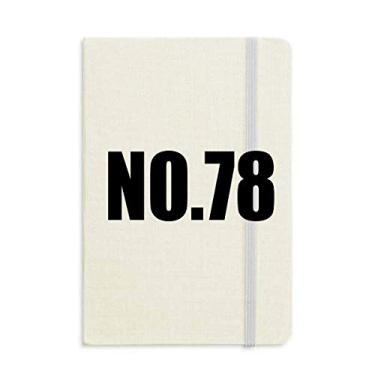 Imagem de Lucky No.78 Número Nome Notebook Capa Rígida Diário Clássico A5 Presente