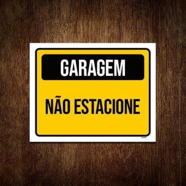 Placa Aviso Não Jogue Lixo no Chão - Afonso Adesivos