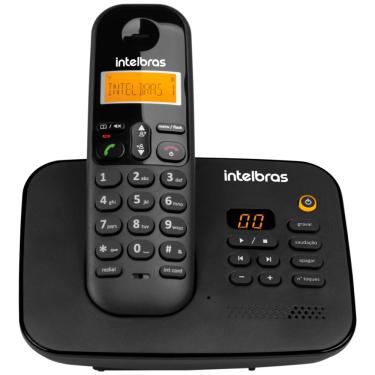 Imagem de Telefone sem Fio Intelbras TS 3110 - com Agenda e Identificador de Chamadas - Até 7 ramais - Preto