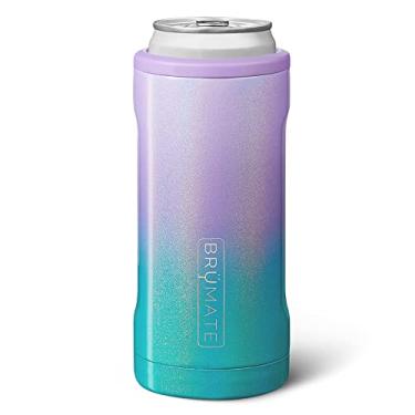 Imagem de BrüMate Hopsulator Slim Can Cooler Isolado para latas finas de 355 ml | Suporte para bebidas de aço inoxidável com isolamento de latas skinny para seltzer rígido, cerveja, refrigerante e bebidas