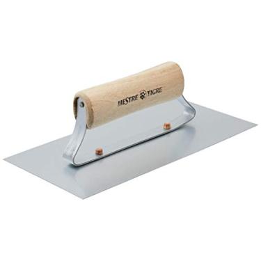 Imagem de Desempenadeira Aço Lisa, Tigre 62117000, Cinza, 25,7cm x 12cm x 7cm