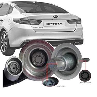 Imagem de Trava Antifurto Anti Roubo Estepe Kia Optima 2012 Em Diante Sparelock Com Mais de 10.000 Segredos FT18