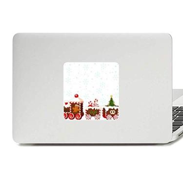 Imagem de Adesivo de Natal Candy Train Festival Vinil Paster Laptop Decoração PC