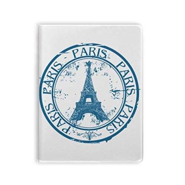 Imagem de Paris França Torre Eiffel Clássica Country City Caderno Diário Capa Macia