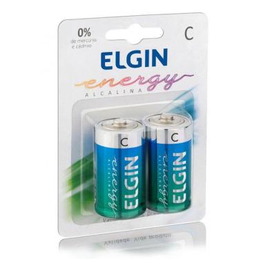 Imagem de Pilha Alcalina C Elgin LR14 - com 2 unidades - 82156