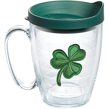 Imagem de Tervis Copo de viagem Sara Berrenson - Coleção Atlantica Made in USA com isolamento térmico de parede dupla mantém as bebidas frias e quentes, 680 g, polvo