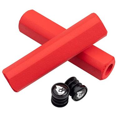 Imagem de Aderência de silicone dente de lobo para mountain bike: câmera de pata gorda, Vermelho, 9.5mm Fat Paw Cam