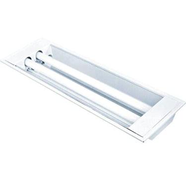 Imagem de Luminária Completa de Embutir Taschibra Ta 50 2x18w T8 6400k Bivolt Branco