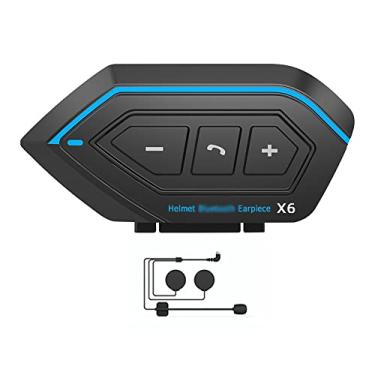 Imagem de Chusui Fone de ouvido para capacete de motocicleta BT5.0 Capacete à prova d'água Interfone Fones de ouvido com redução de ruído Suporte Chamada mãos-livres Atendimento automático Estéreo