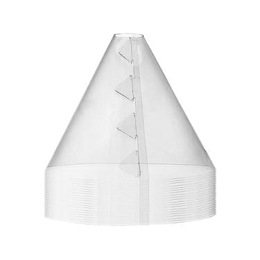 Imagem de Fenteer 10 Peças de Campânula de Jardim à Prova de Intempéries Chapéu de Planta Reutilizável Cobertura de Planta