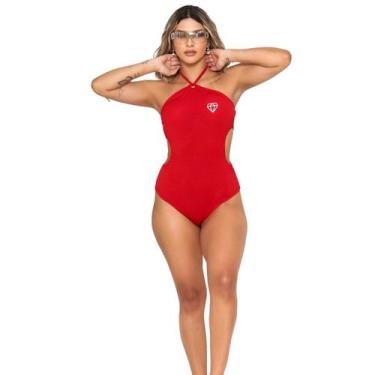 Imagem de Body Maiô Suplex Feminino Vermelho - Gringas Model