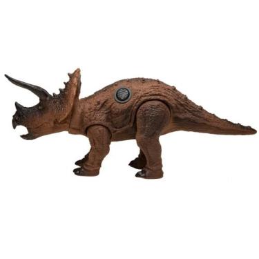 Imagem de Dinossauro De Brinquedo Emite Som Triceratops - Bee Toys