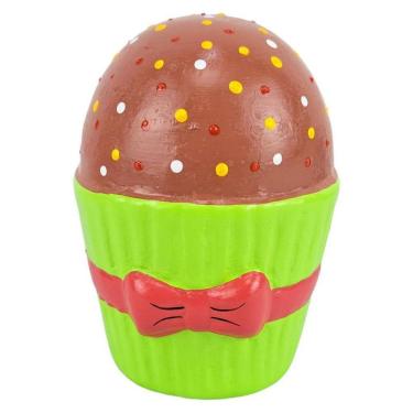 Imagem de Cofre Cofrinho Cupcake Fake Verde Decoração Mesa Festa