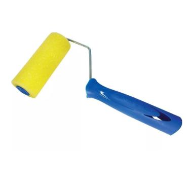 Imagem de Rolo De Espuma Com Cabo 9Cm 1341-090 Amarelo Madeira Verniz Tigre