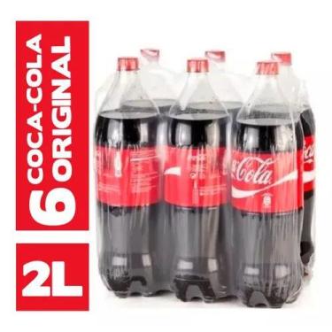 Imagem de Bebida Refrigerante Coca Cola 2 Lt - Fardo Com 6 Unid