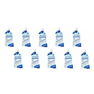 Imagem de Kit com10 Gel De Contato Fisio Tens Fes Ultrassom Bag 100g