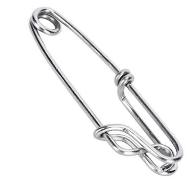 Imagem de Keenso 15 peças de clipes de atum de aço inoxidável, ganchos de galhos longline, acessório de pesca fácil de colocar e tirar