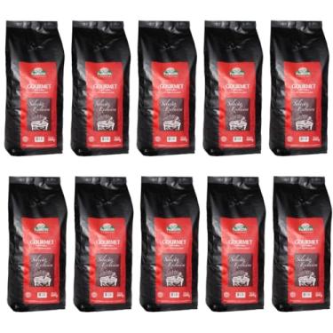 Imagem de Kit 10 Kilos de Cafes Torrado em Grãos Gourmet Floresta para Cafes Espresso em pacotes de 1 Kilo cada