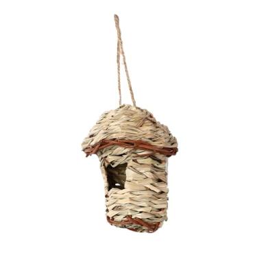 Imagem de Casa de Pássaro Tecida à Mão, Ninho de Pássaro Decorativo Tecido à Mão, Seguro para Exterior (Teto)