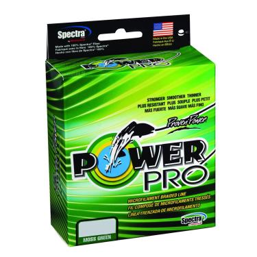 Imagem de Linha de pesca trançada Power Pro Spectra, verde musgo, 300 m/9 kg