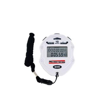 Imagem de Cronômetro Digital 99 Lap Split 10 Memórias Relógio Calendário Alarme Temporizador Contador Manual Cd-3000 Portátil