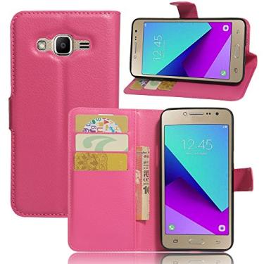 Imagem de Capa para Samsung Galaxy J2 Prime â€“ Capa carteira flip de couro PU de para Samsung Galaxy J2 Prime, capa de proteção de telefone estilo empresarial, capa com [compartimentos para