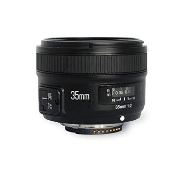 Imagem de YONGNUO Lente de foco automático YN35MM F2 lente Prime fixa grande angular compatível com câmeras Nikon DSLR