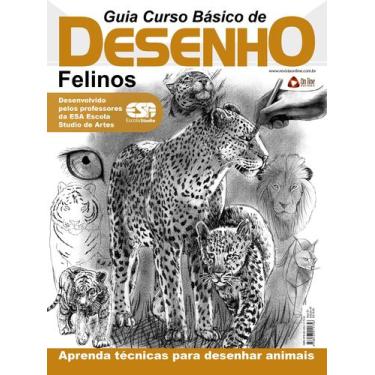Imagem de Livro - Guia Curso Básico De Desenho Felinos 01